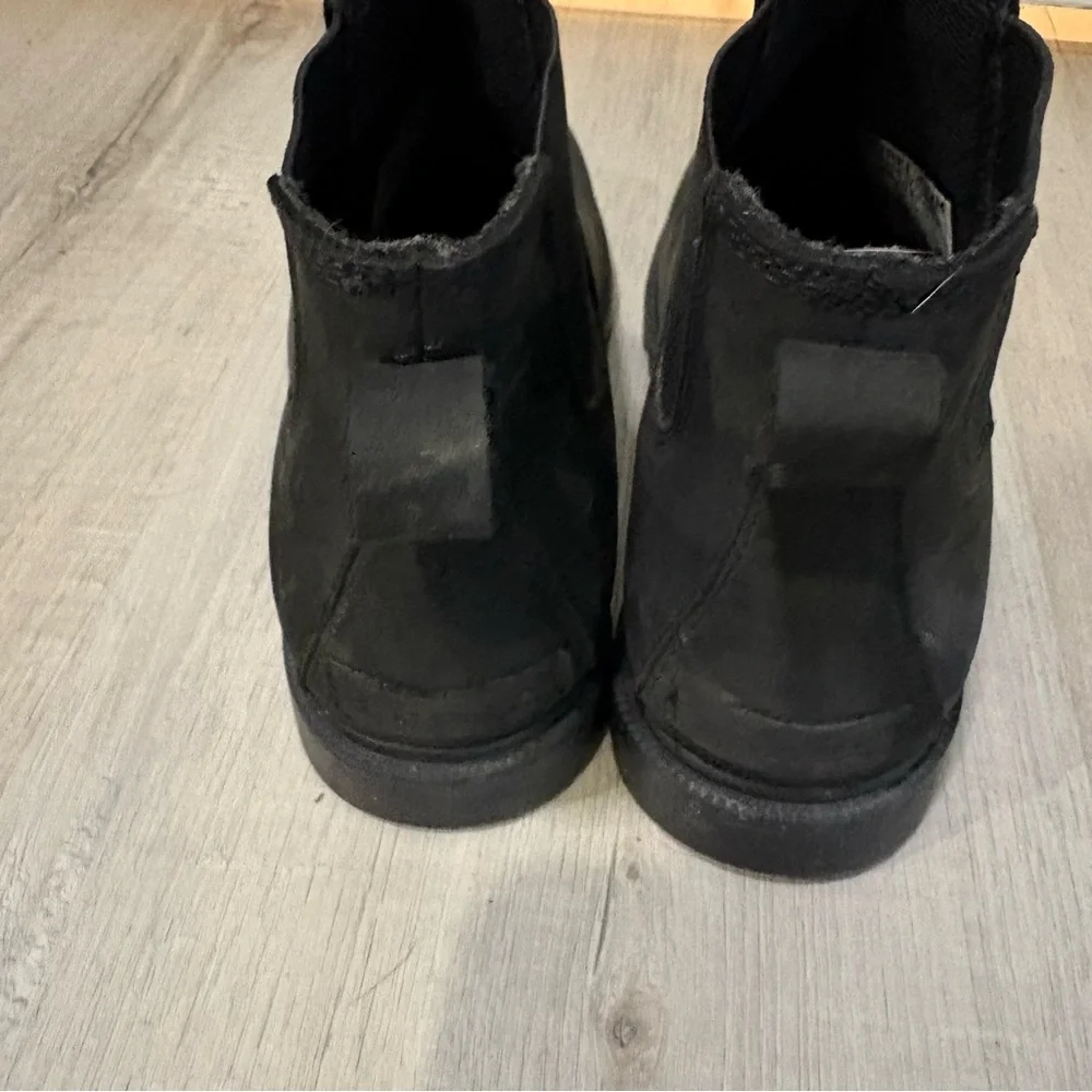 SOREL Ainsley Chelsea Black Waterproof Leather Ankle Winter‎ Boot Size 6 Women's - Picture 6 of 8
